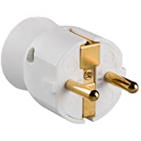 legrand 050187 Enchufe con Cabezal Móvil Orientable- 3680 W- 230 V- Blanco